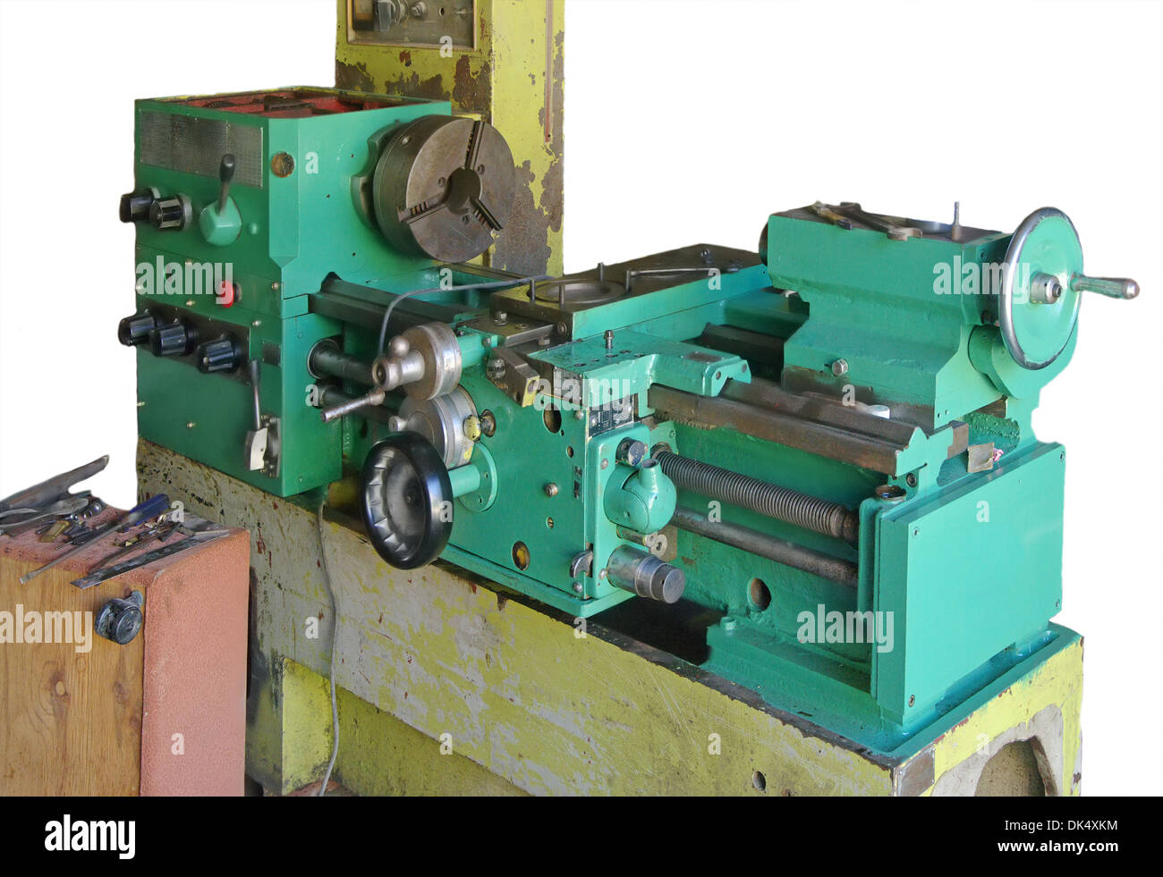 Lathe machine isolated hi-res stock photography and images - Alamy