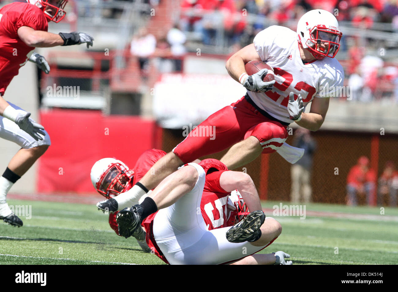 Apr. 16, 2011 - Lincoln, Nebraska, U.S - Nebraska's Rex Burkhead (22 ...