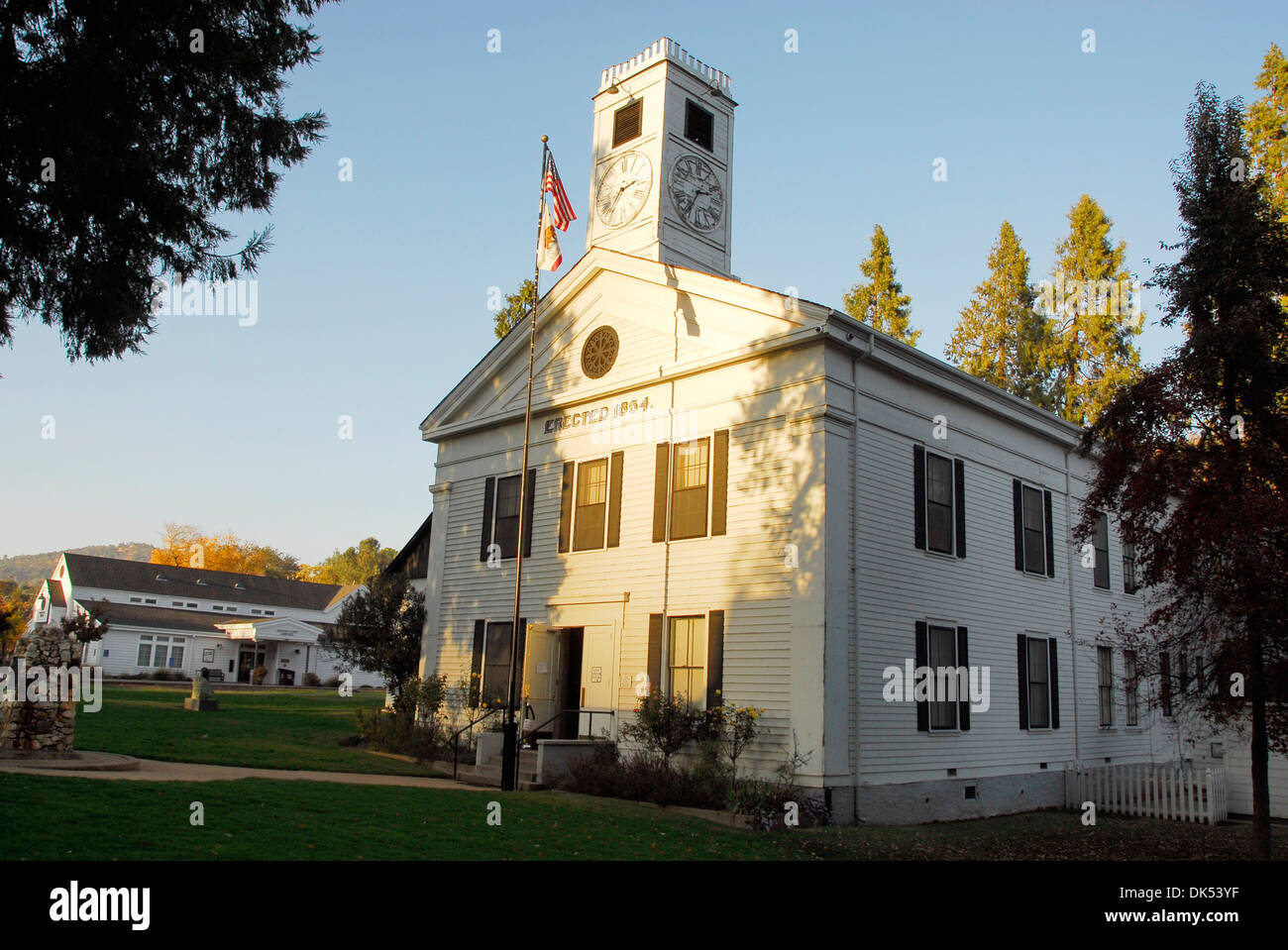 Mariposa County Courthouse in the gold mining town of Mariposa