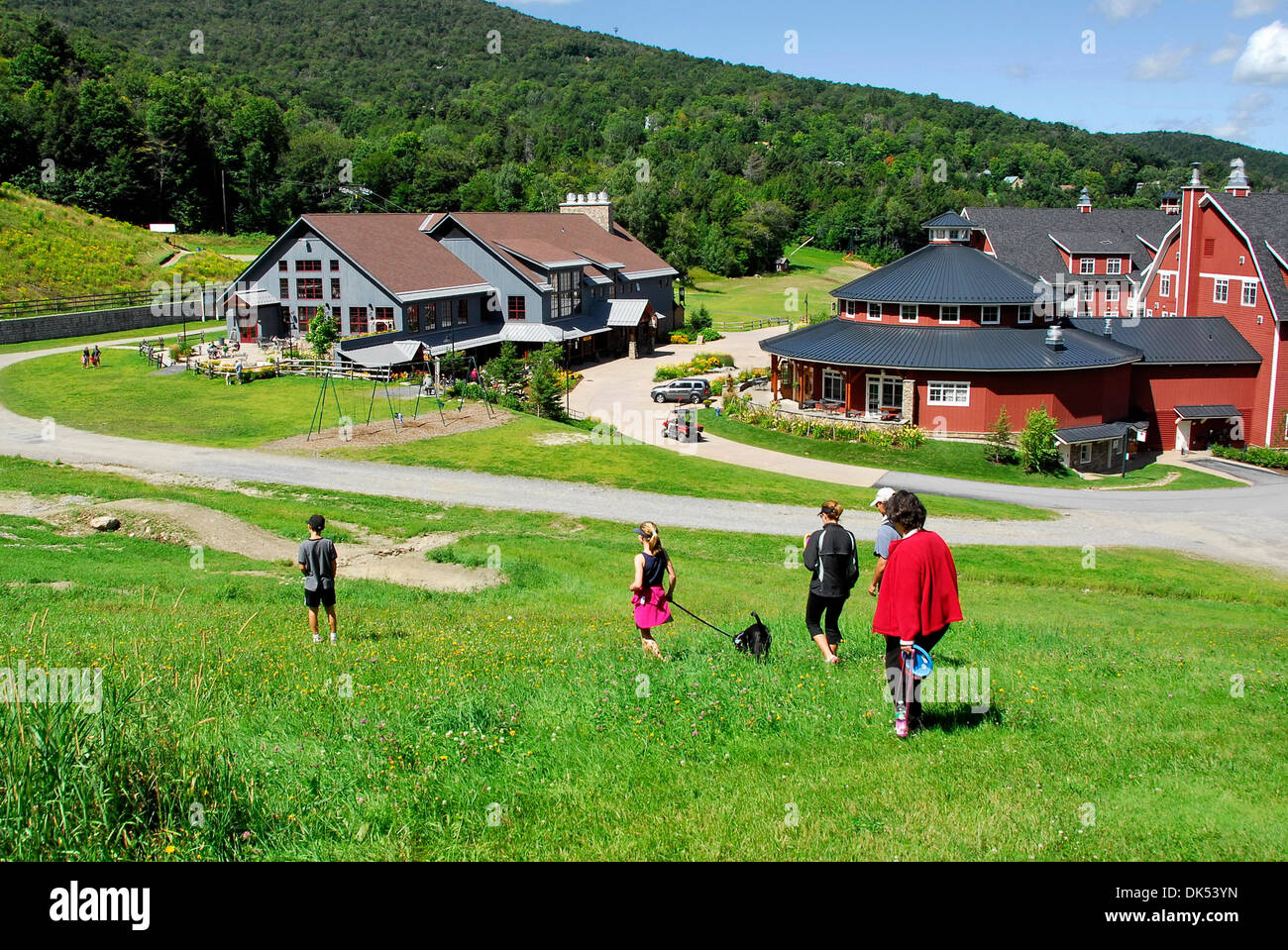 Sugarbush Ski Resort in Warren Vermont Stock Photo Alamy