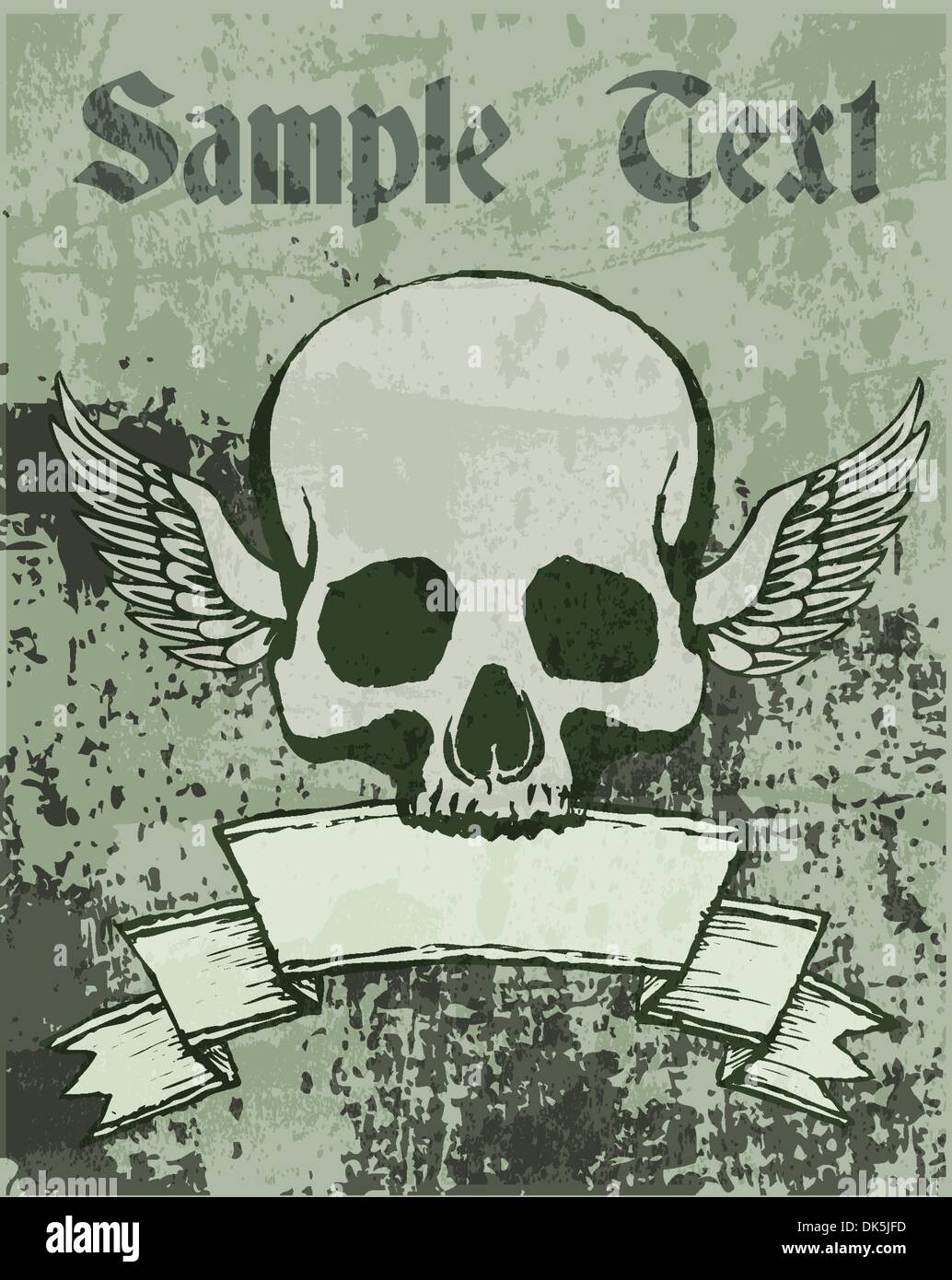 Vector skull illustration Stock Vector Image & Art - Alamy