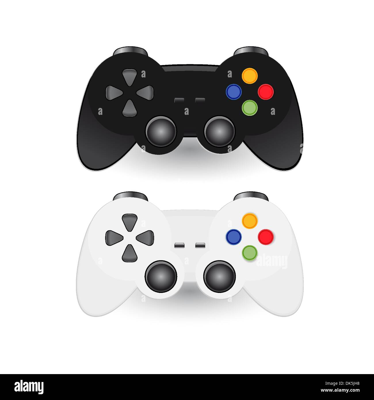 Illustration of Game pad Joystic Stock Vector