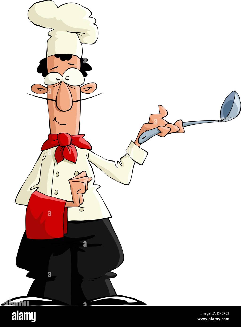 Cook on a white background, vector illustration Stock Vector