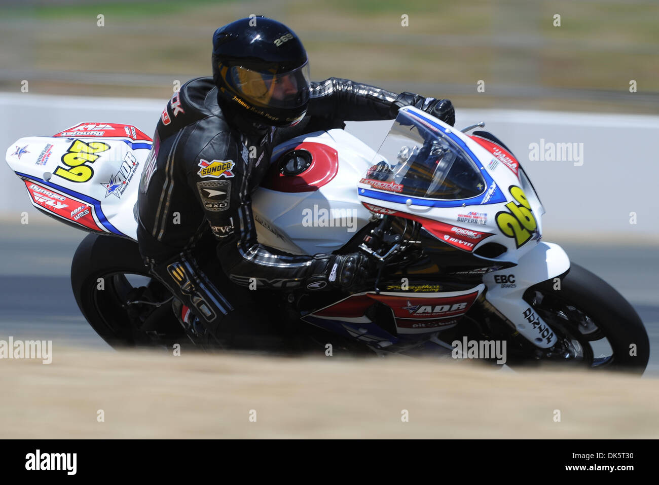 John Ruth Motorcycle Racer May 13, 2011 - Sonoma, California, United States of America - Johnny ...
