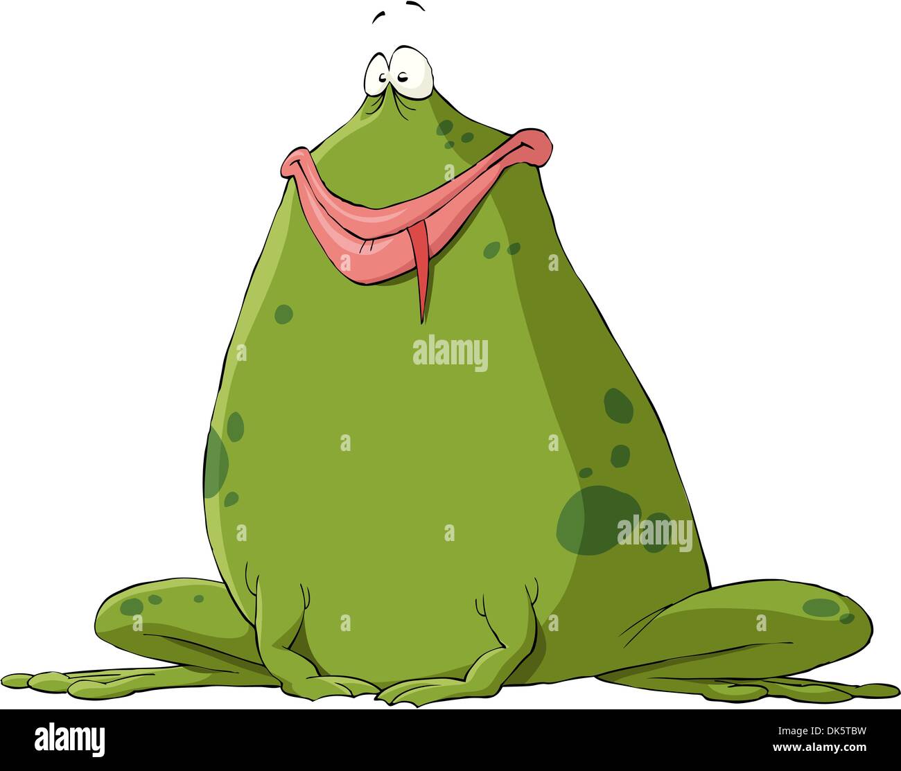 Paper Toad Vector Toad on a white background, vector illustration Stock Vector Image ...