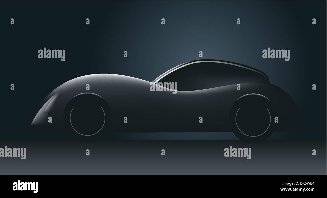 futuristic concept car Stock Vector