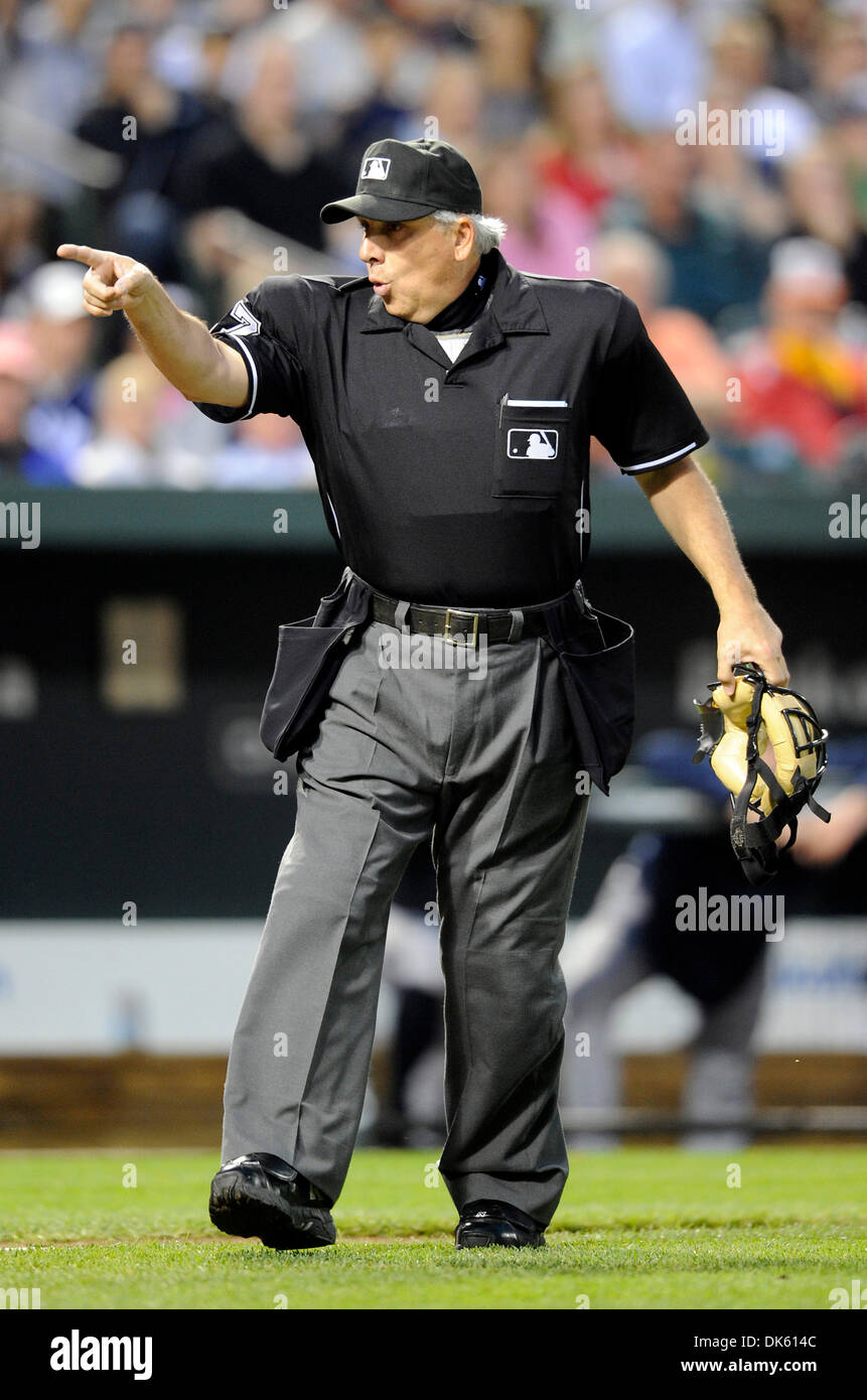 May 19, 2011 Baltimore, Maryland, U.S Home plate umpire Larry