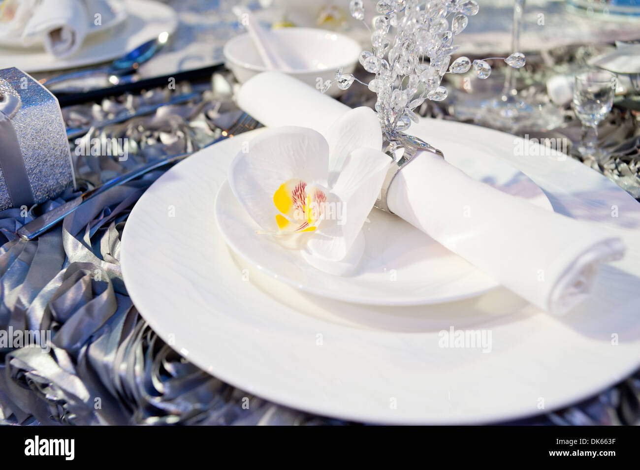 Upscale tableware Stock Photo