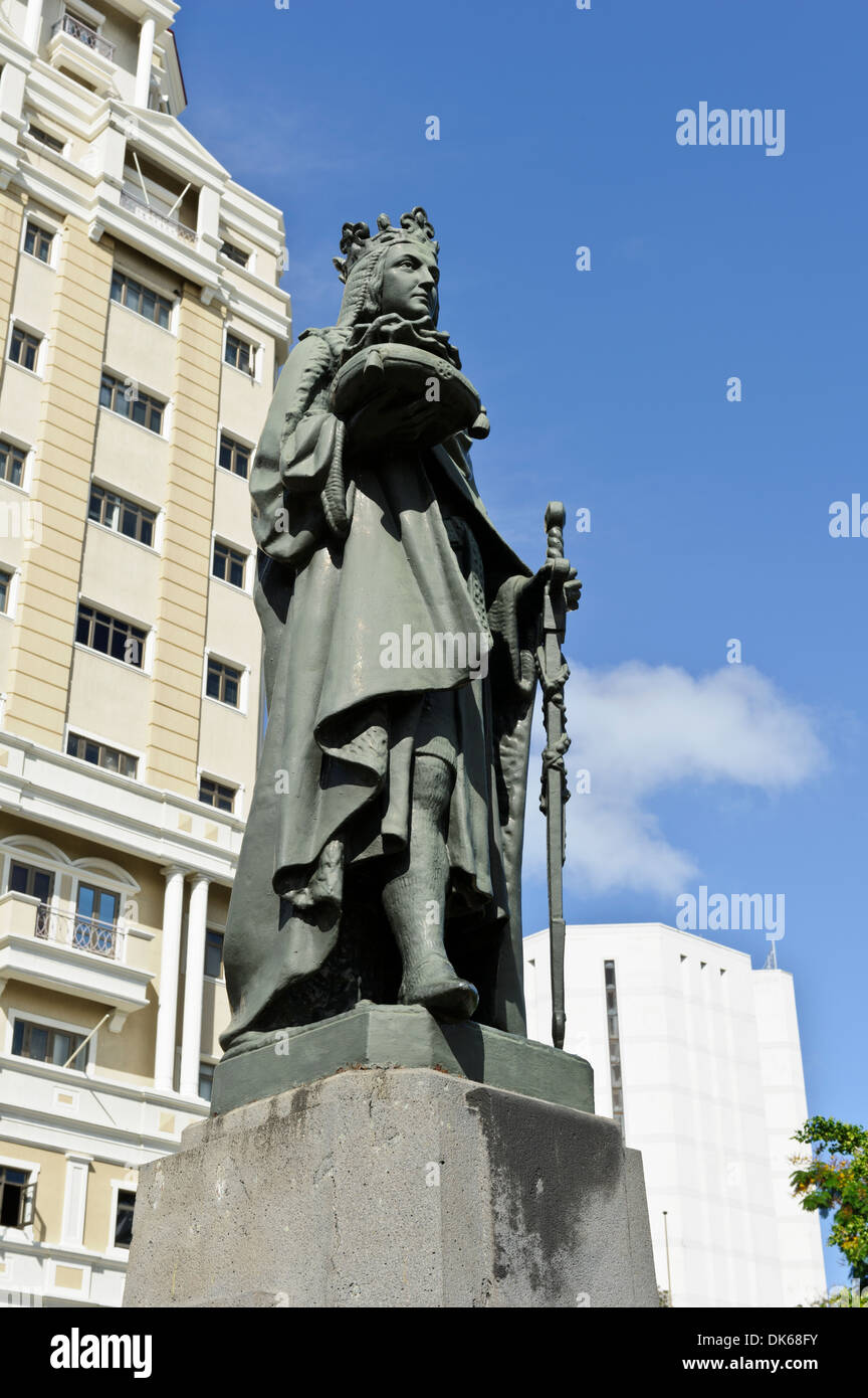 St Louis statue, Port Louis, Mauritius Stock Photo Alamy