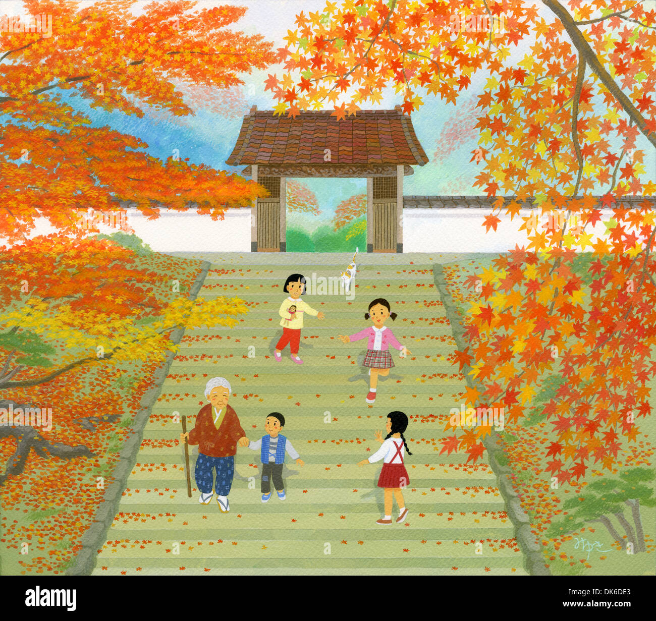 Japanese traditions and seasons I Stock Photo Alamy