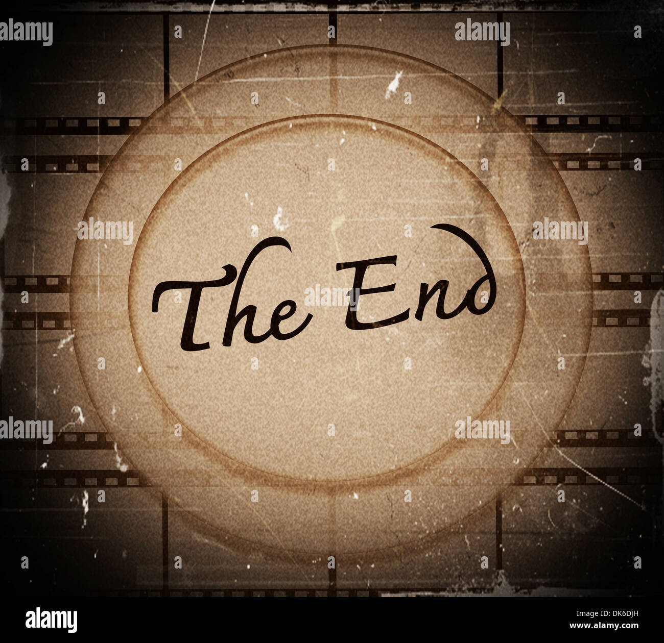 images of the end Movie ending screen Stock Photo Alamy