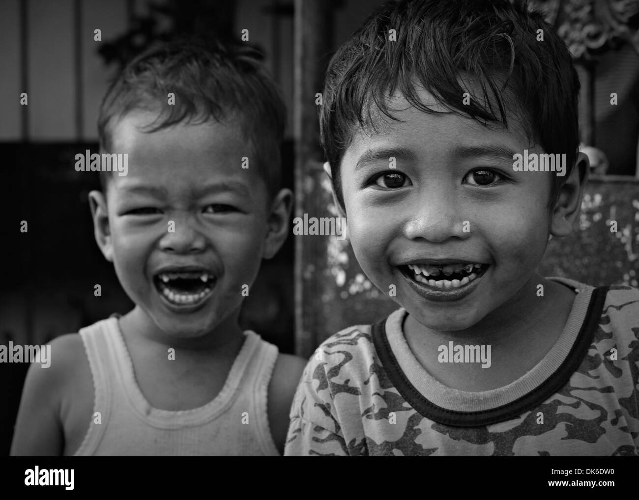 smiling children Stock Photo