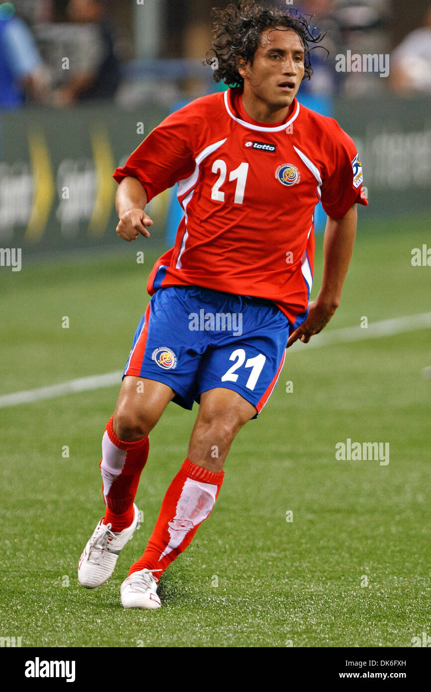 June 5, 2011 - Arlington, Texas, US - Costa Rica forward Randall Brenes (21) in action during the first round of the 2011 CONCACAF Gold Cup at Cowboys Stadium.  Costa Rica defeats Cuba 5-0. (Credit Image: © Andrew Dieb/Southcreek Global/ZUMAPRESS.com) Stock Photo