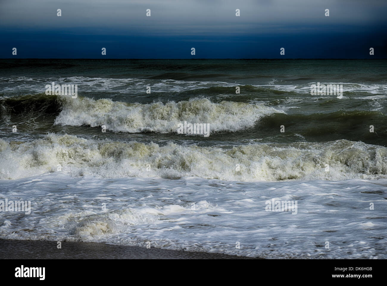 Storm on the sea after a rain. HDR image Stock Photo - Alamy