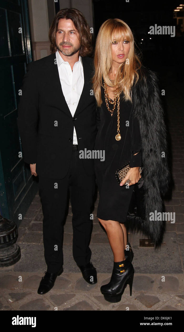Rachel Zoe and husband Rodger Berman Paris Fashion Week Spring/Summer