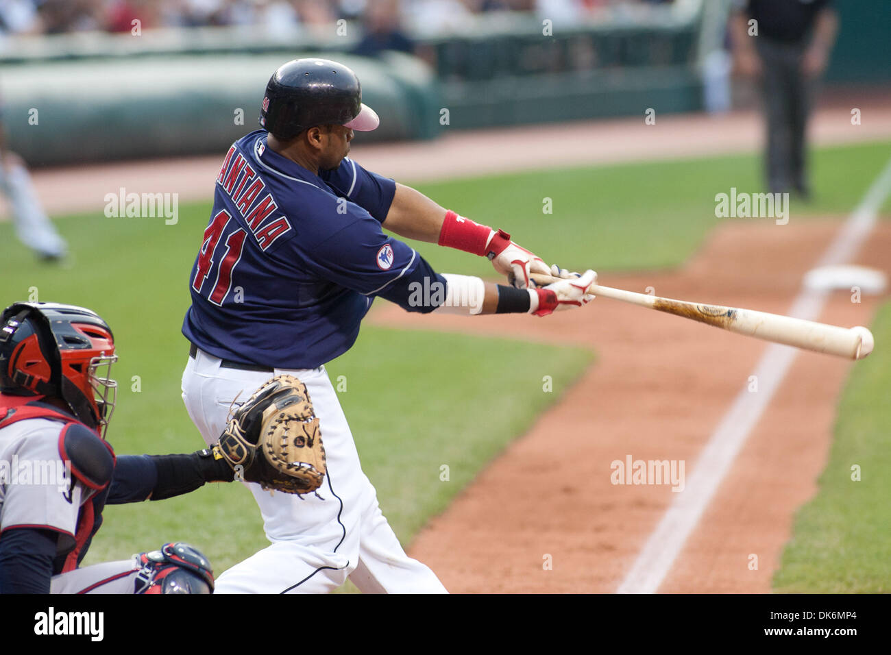 Cleveland Indians' Carlos Santana voted starting first baseman for
