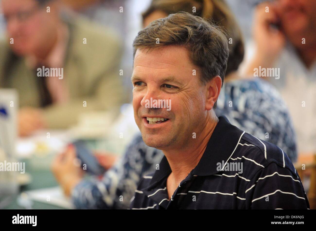 June 8, 2011 Elmont, New York, U.S. Trainer of Kentucky Derby winner and Belmont Stakes