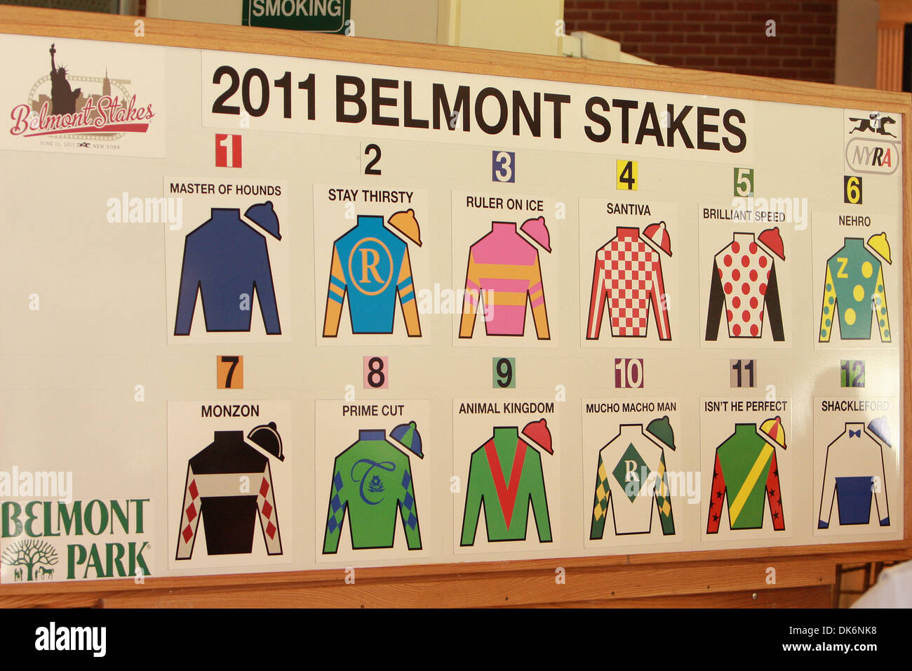 June 8, 2011 Elmont, New York, U.S. Post Position Draw and press