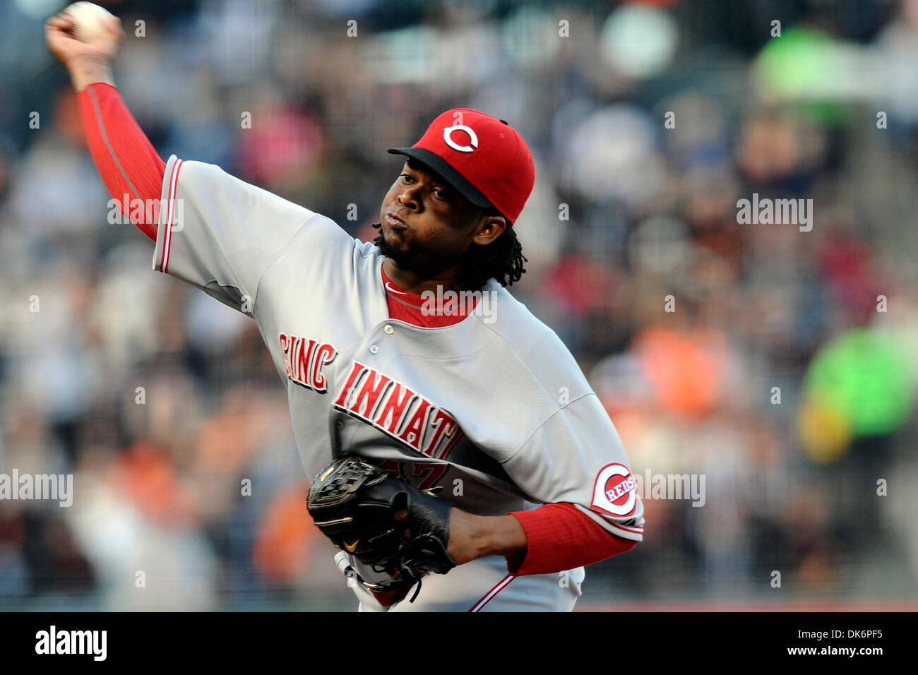 June 9, 2011 - San Francisco, California, U.S - Reds starting pitcher ...