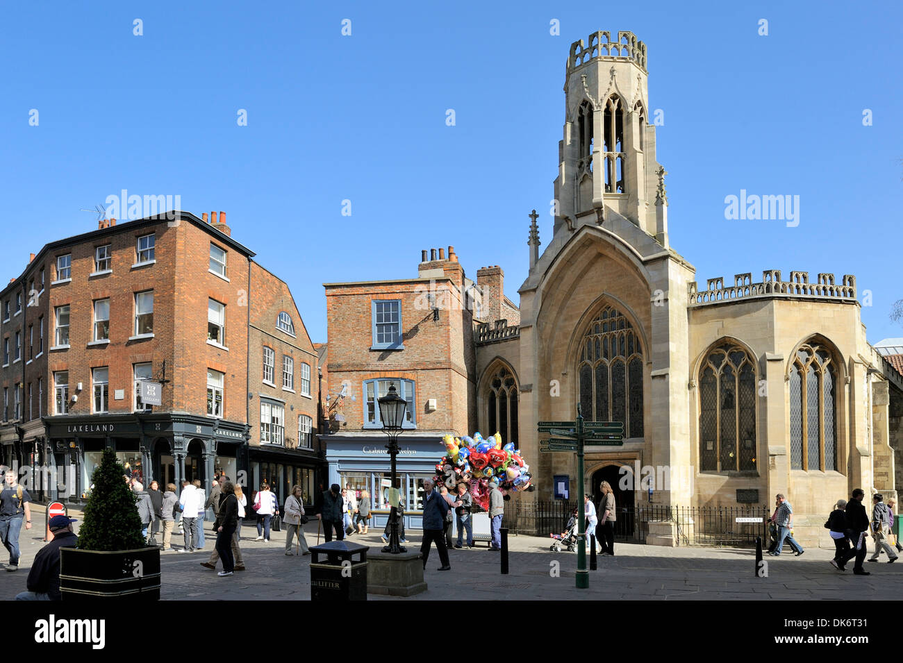 St Helens Church, St Helens Square, York, Yorkshire, England, United Kingdom, UK, Europe Stock Photo