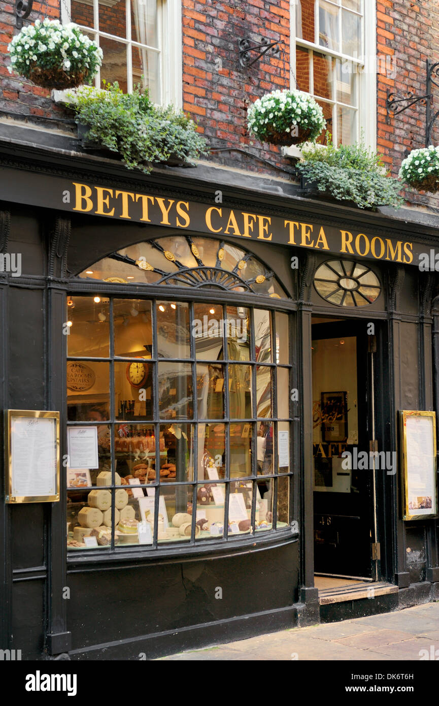 Bettys Tea Rooms, Stonegate, York, Yorkshire, England, United Kingdom, UK, Europe Stock Photo