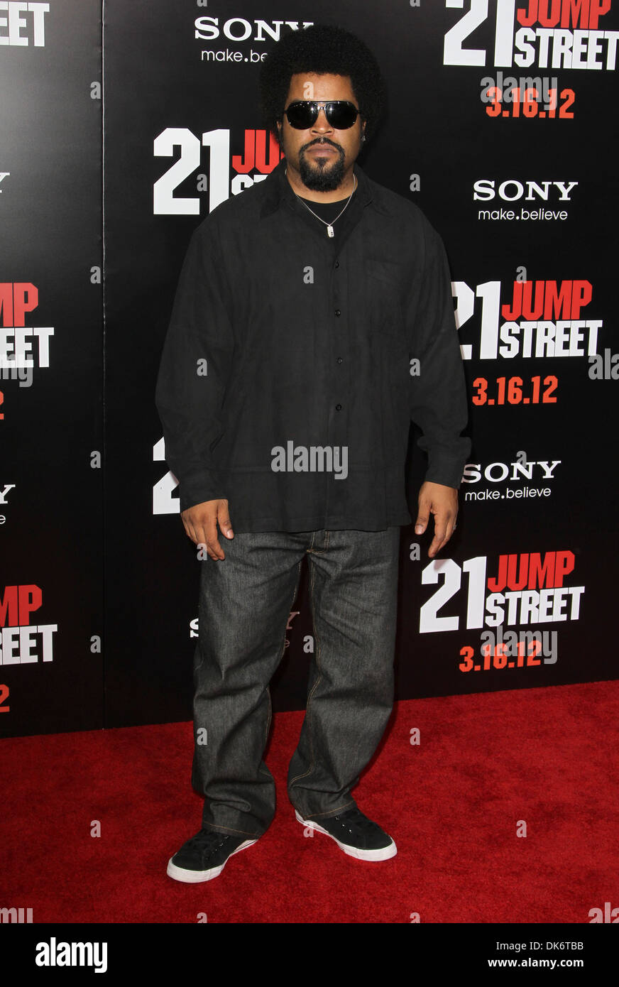 Ice Cube Los Angeles Premiere of '21 Jump Street' held at the Grauman's Chinese Theater - Arrivals Los Angeles, California - Stock Photo