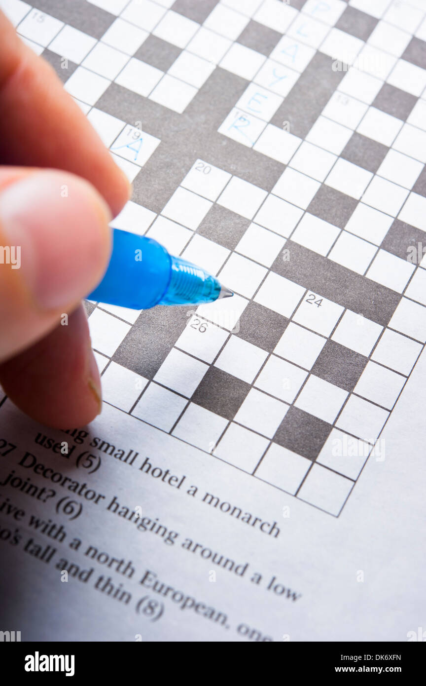 Hand crossword puzzle hi res stock photography and images Alamy Hand crossword puzzle hi res stock photography and images Alamy