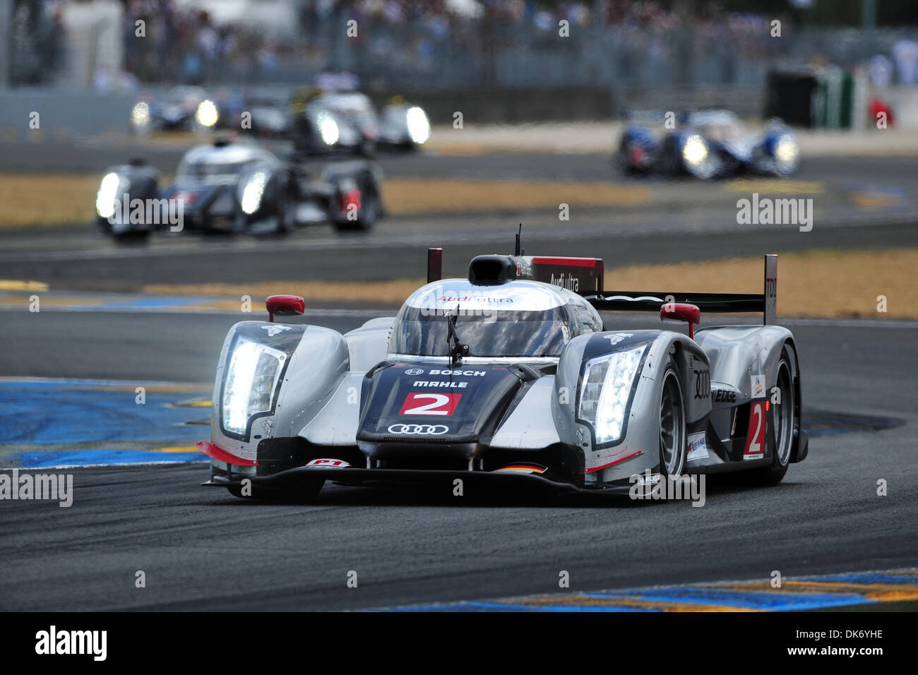 June 11, 2011 Le Mans, France Cars race around the track during the