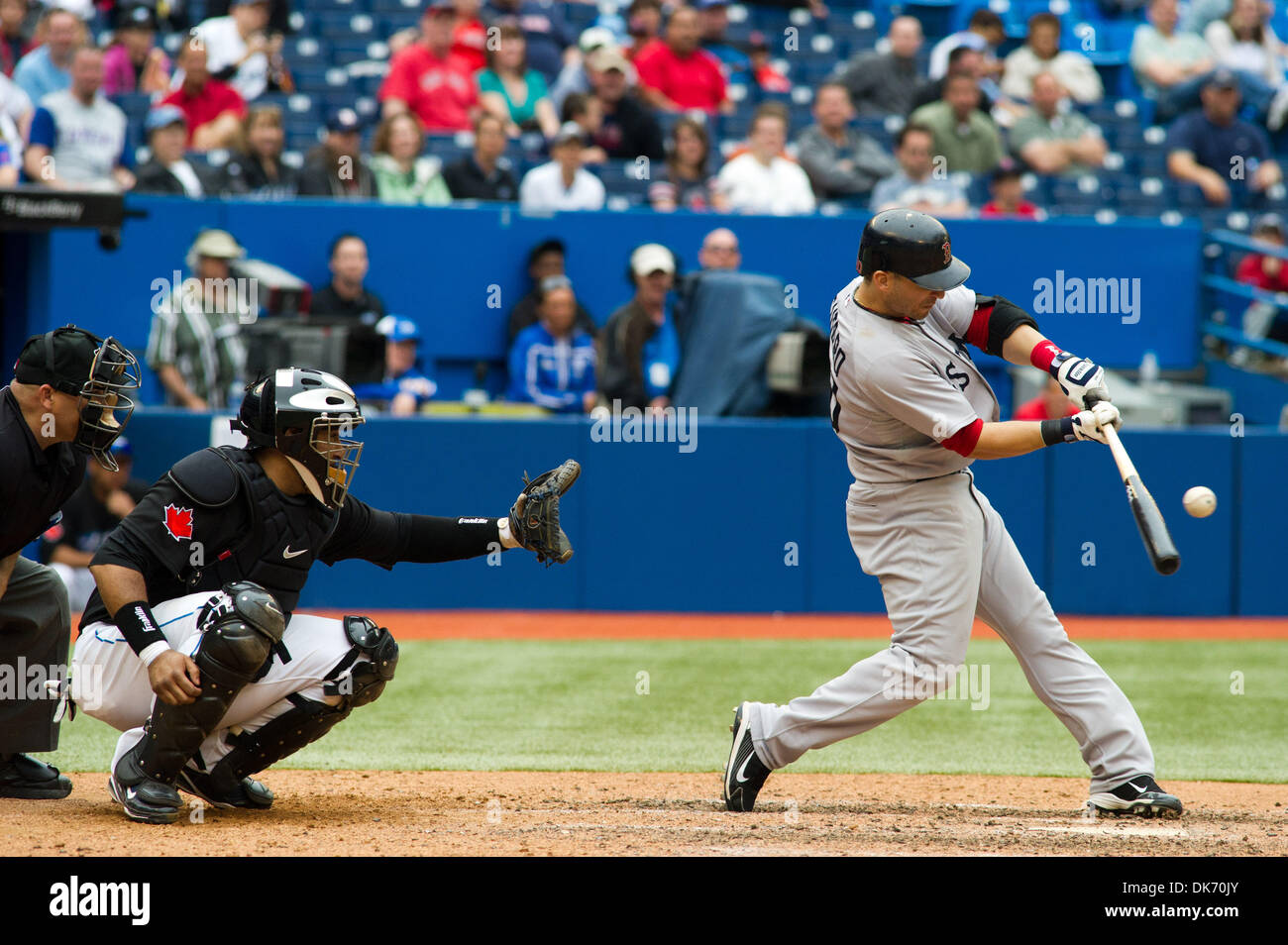 June 11, 2011 - Toronto, Ontario, Canada - Boston Red Sox Catcher