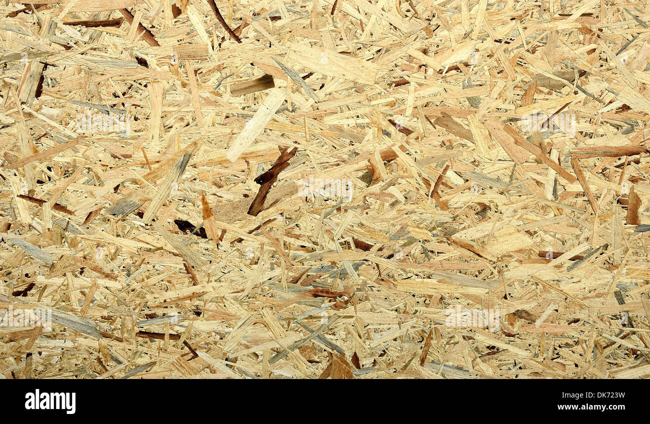 Fibre board pressed wood panel used for construction, with a nice