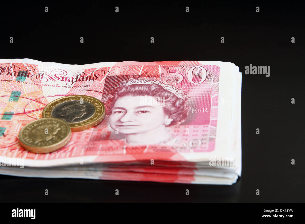 Money english notes stack hi-res stock photography and images - Alamy