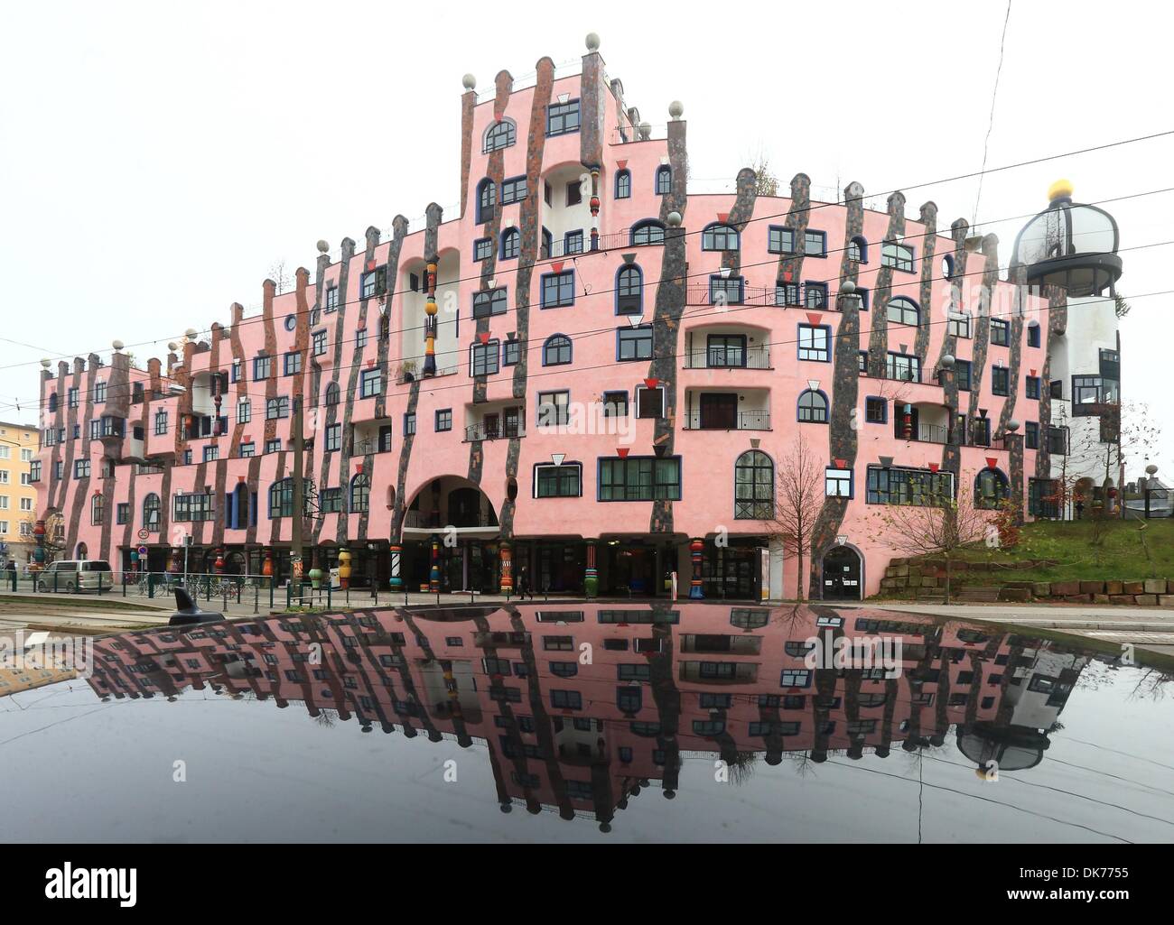Magdeburg, Germany. 03rd Dec, 2013. The 'Green Citadel', a modern