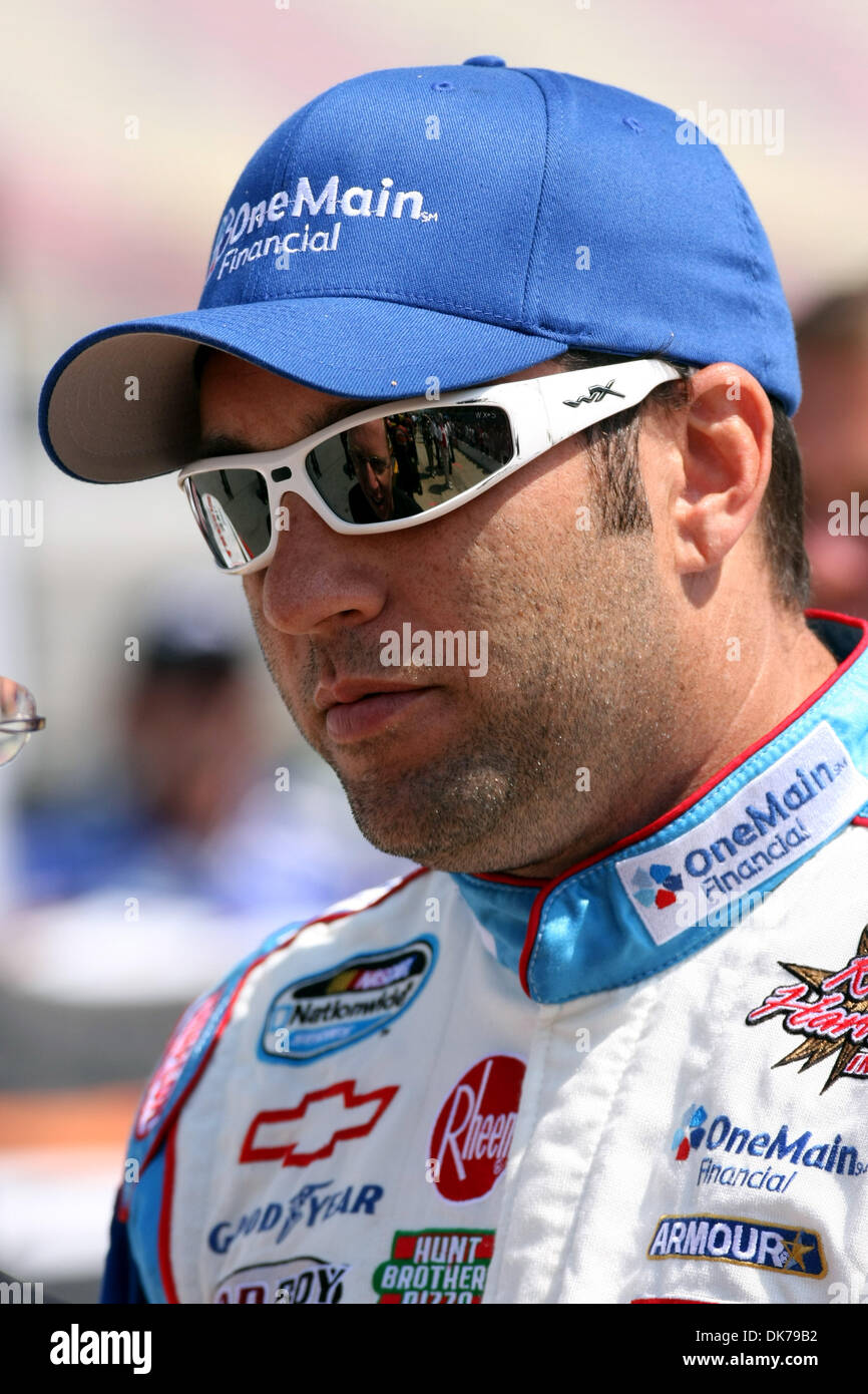 June 18, 2011 - Brooklyn, Michigan, U.S - Elliott Sadler has a