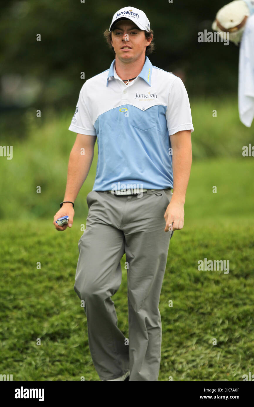June 18, 2011 - Bethesda, Maryland, UNITED STATES - Rory McIlroy (NIR) approaches the 10th hole during the third round of the 2011 U.S. Open at Congressional Country Club. (Credit Image: © Debby Wong/Southcreek Global/ZUMAPRESS.com) Stock Photo