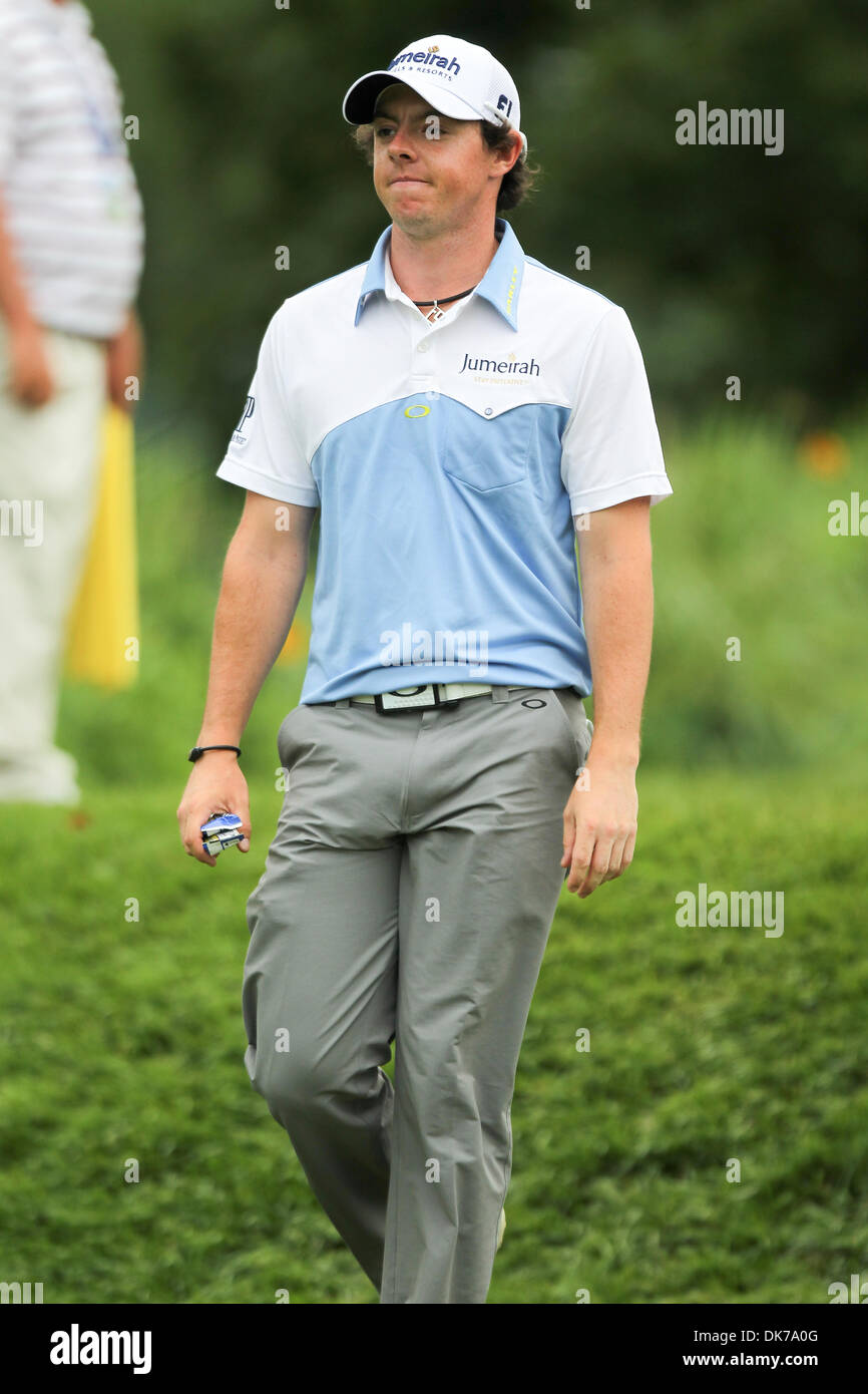 June 18, 2011 - Bethesda, Maryland, UNITED STATES - Rory McIlroy (NIR) approaches the 10th hole during the third round of the 2011 U.S. Open at Congressional Country Club. (Credit Image: © Debby Wong/Southcreek Global/ZUMAPRESS.com) Stock Photo