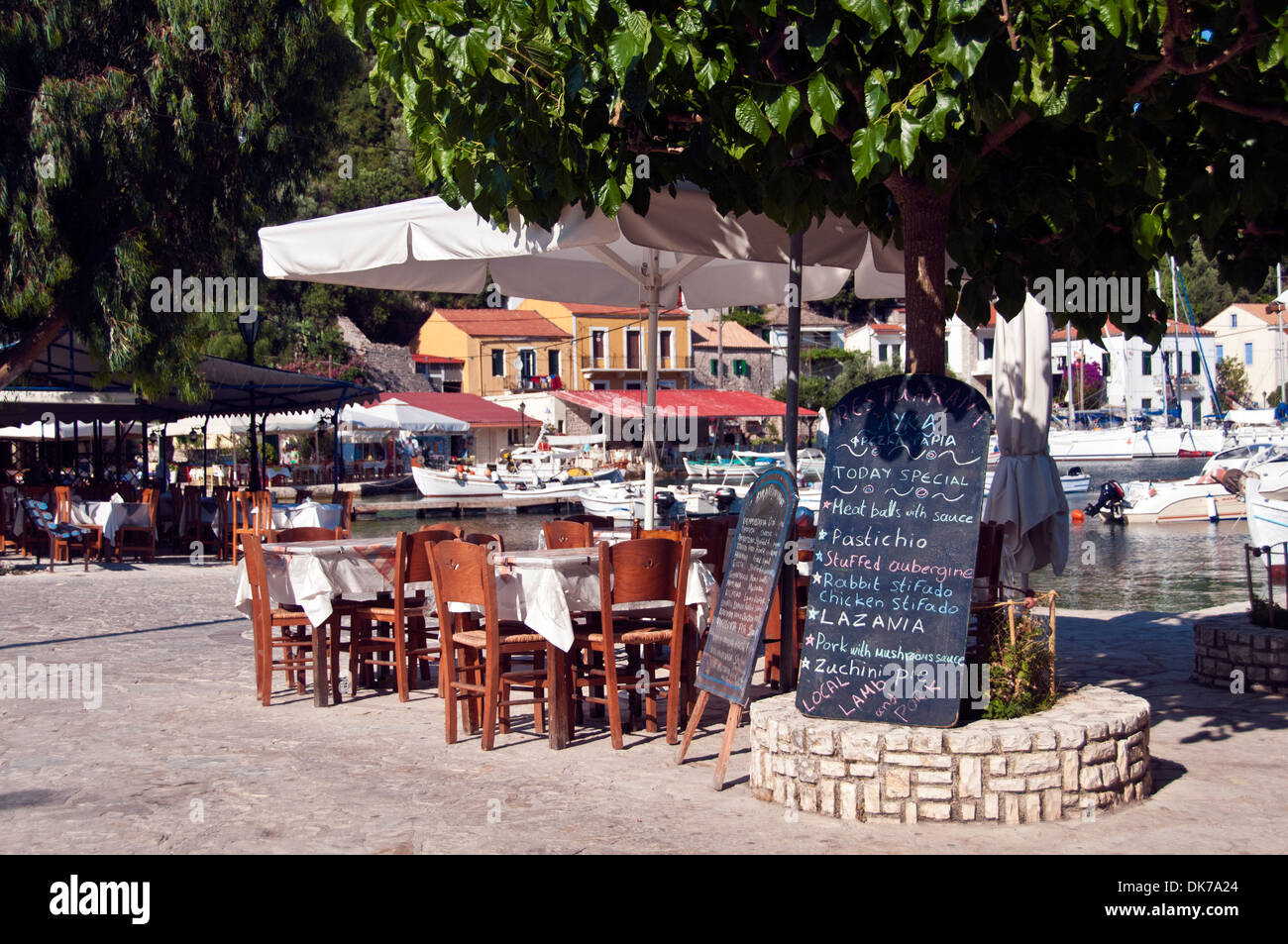 Ithaca Fish Kioni, a fishing village on the Greek island of Ithaca Stock Photo - Alamy