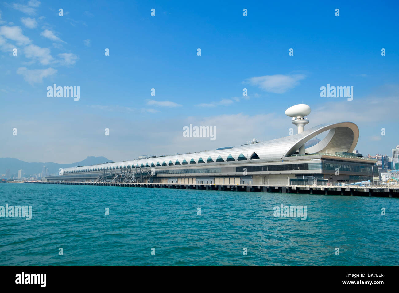 the new Kai Tak Cruise Terminal in Hong Kong Stock Photo