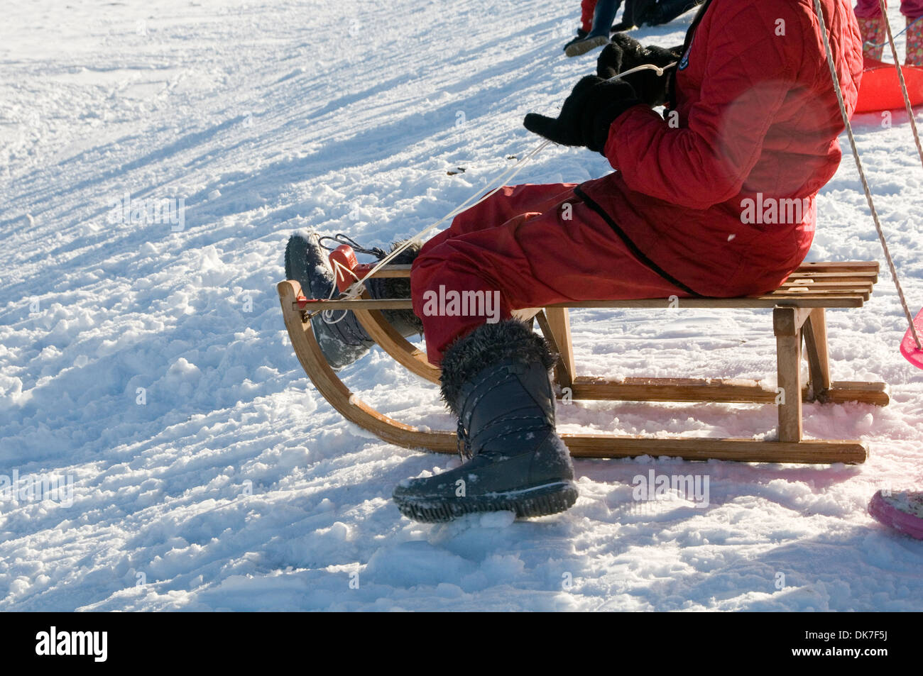 Snow sledge hires stock photography and images Alamy