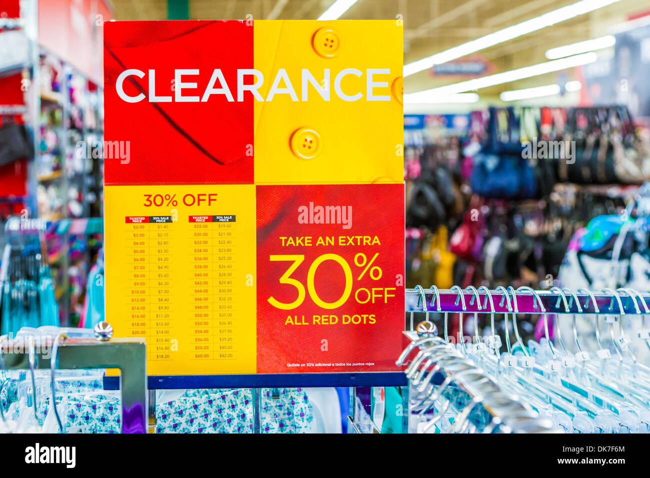 Warehouse clearance sale sign on hi-res stock photography and images - Alamy