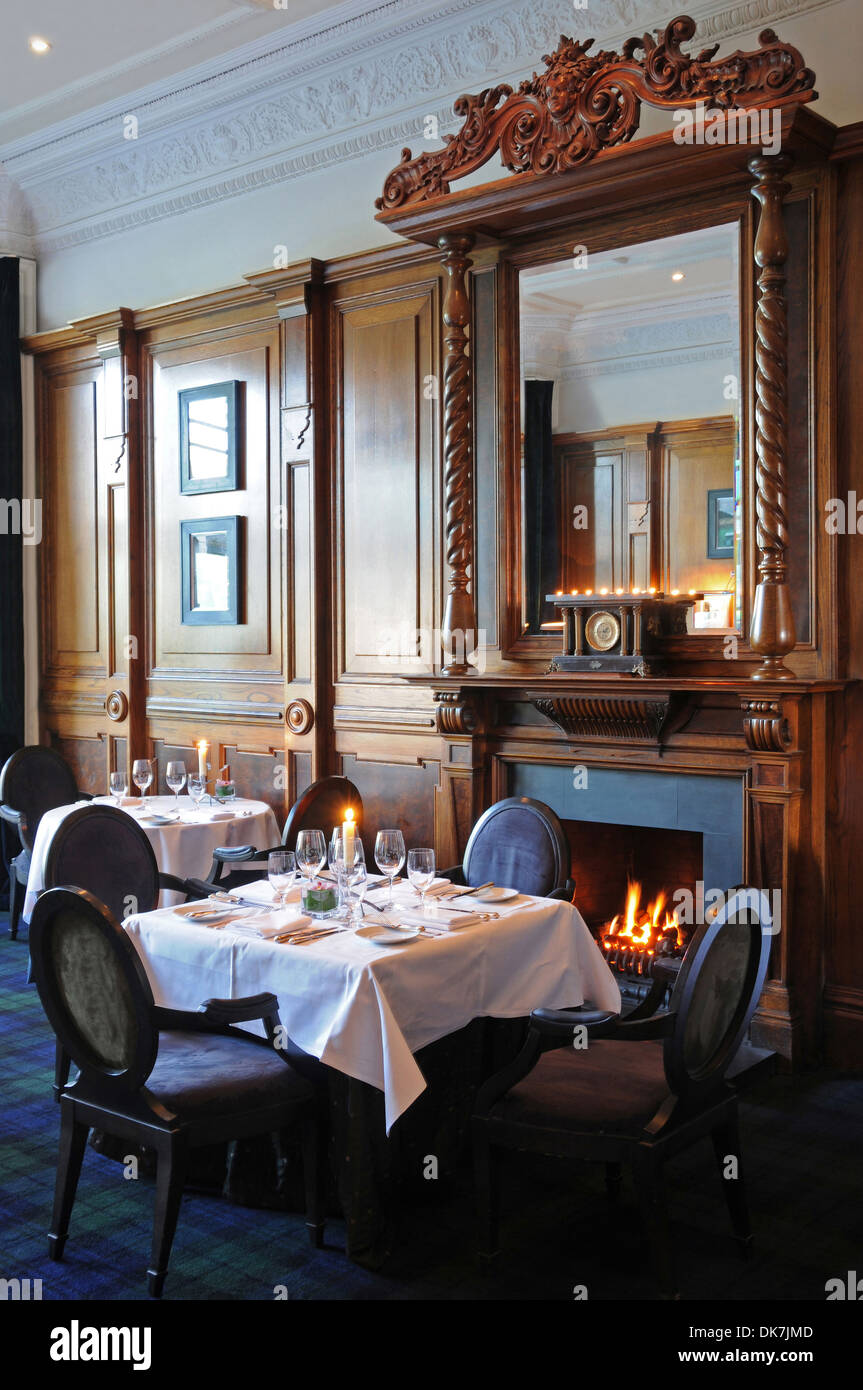 Dining Room, Hotel Du Vin, One Devonshire Gardens, Glasgow, Scotland