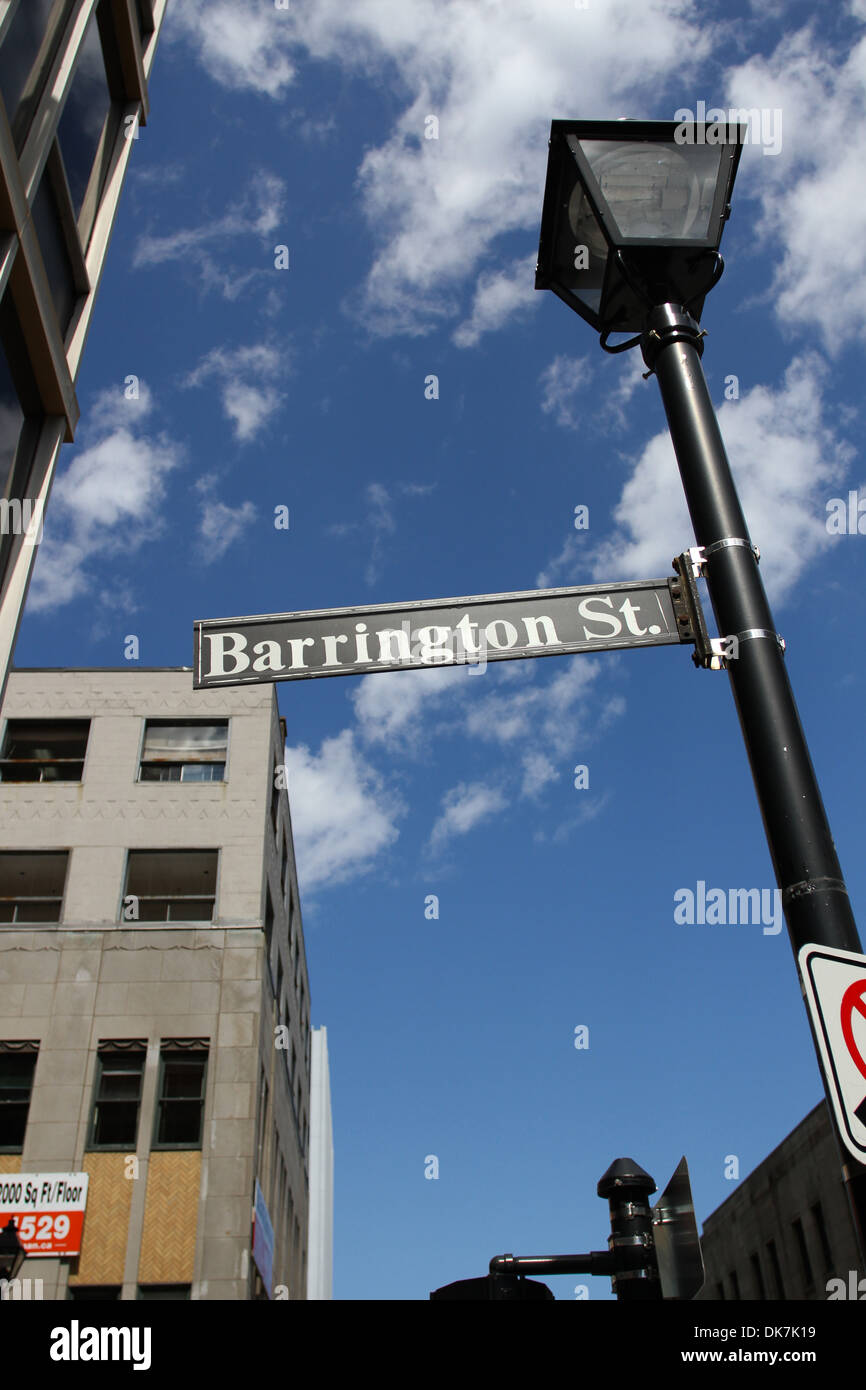 Barrington street located Downtown Halifax, N.S Stock Photo Alamy