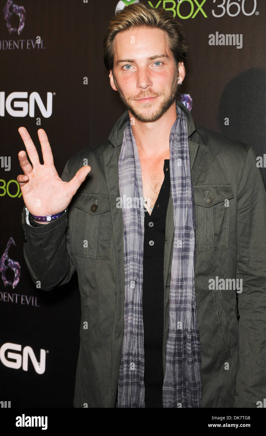 Troy Baker arrives at HBO's THE LAST OF US Premiere held at the Regency  Village Theater in Westwood, CA on Monday, ?January 9, 2023. (Photo By  Sthanlee B. Mirador/Sipa USA Stock Photo 