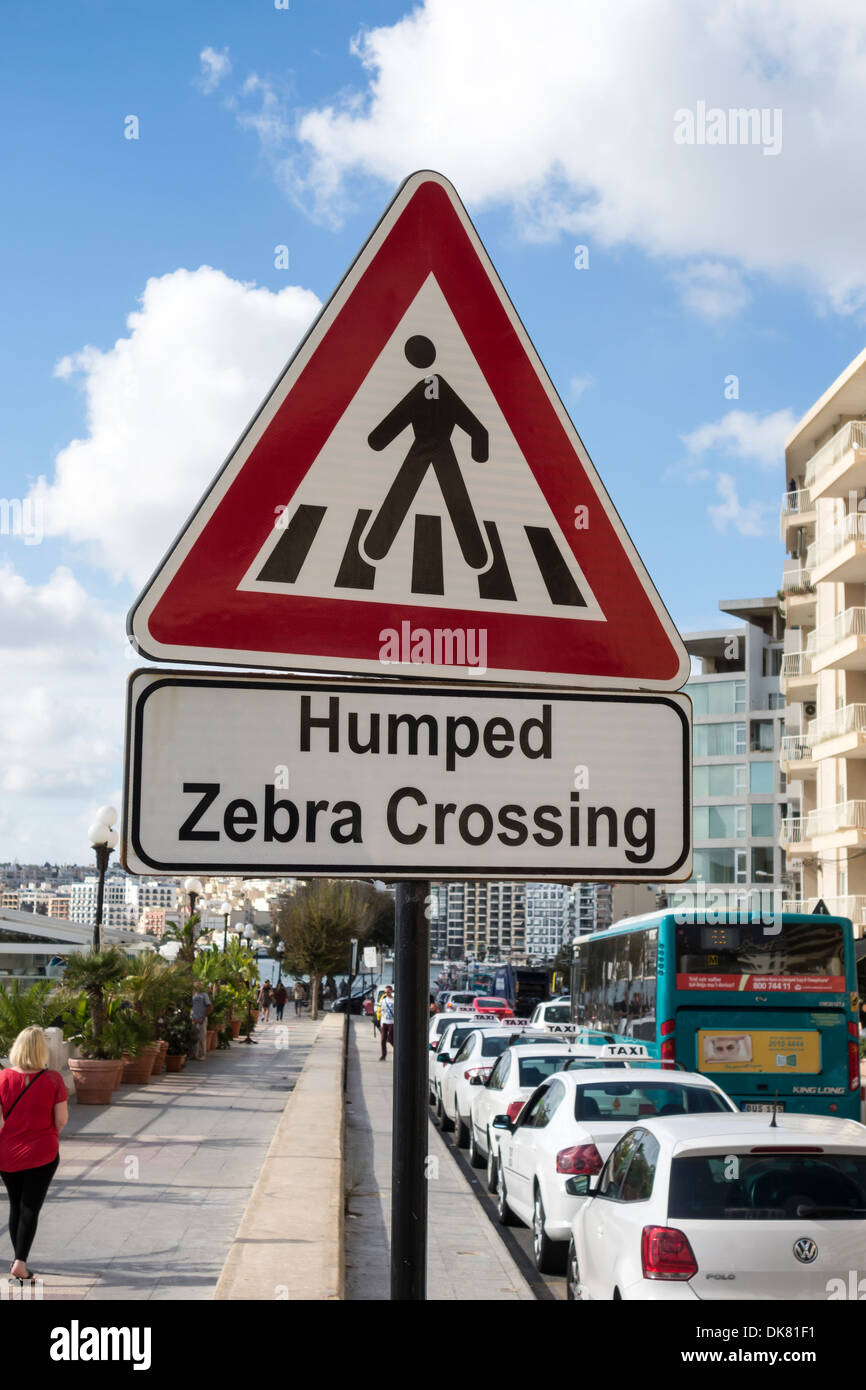 Zebra crossing sign hi-res stock photography and images - Alamy