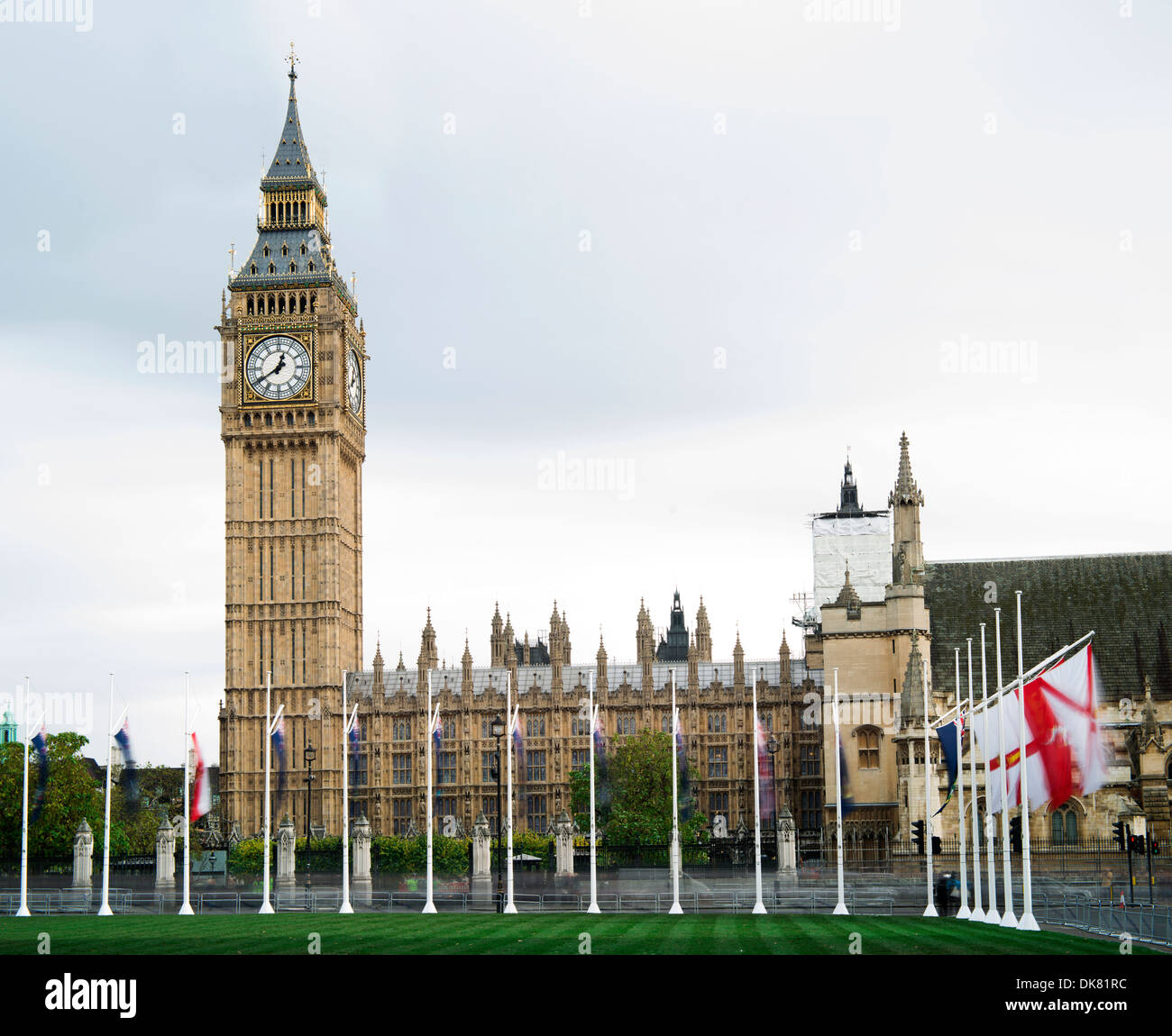 Big Ben London. Palace of Westminster Stock Photo