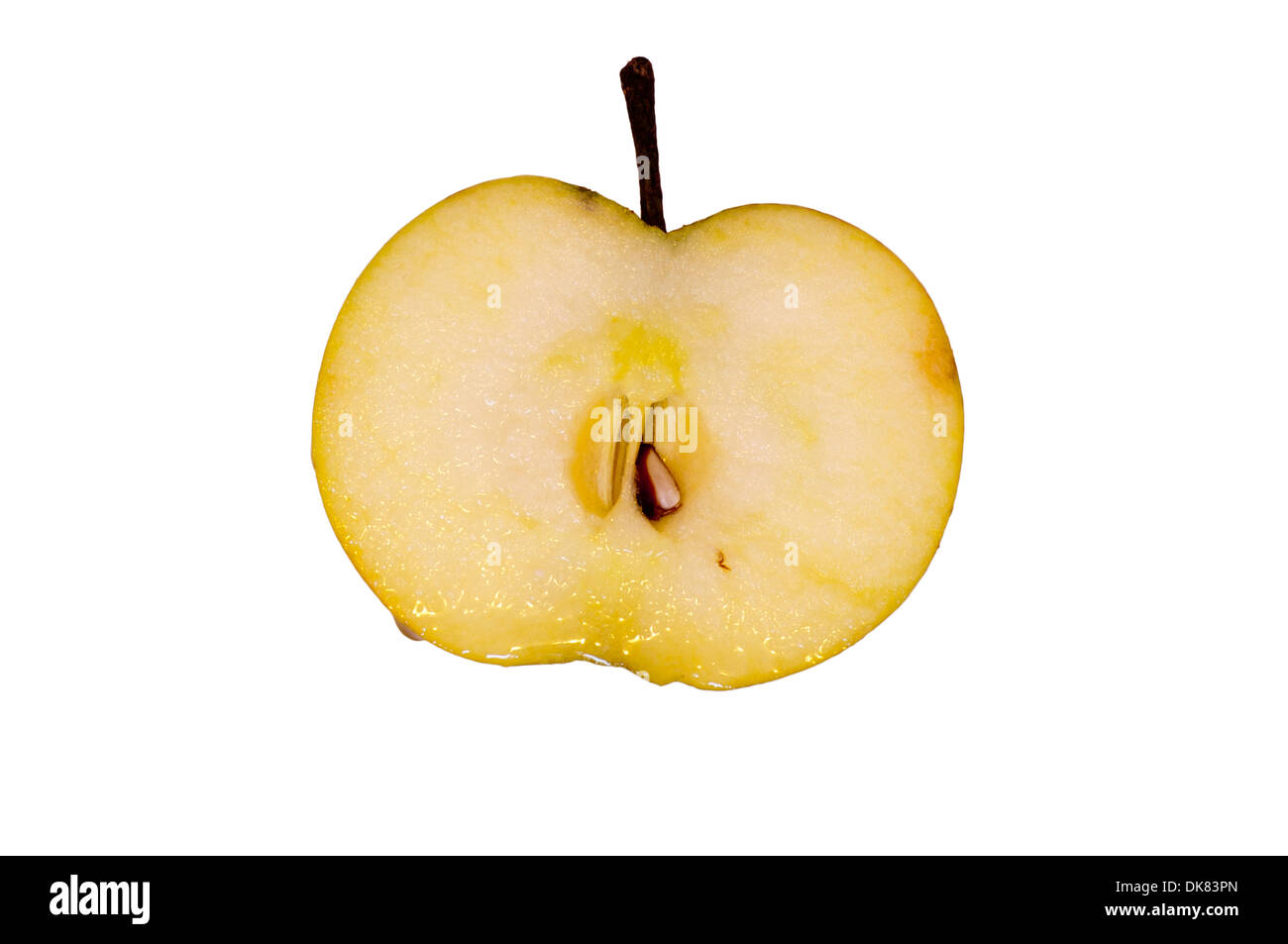 Half an apple Stock Photo