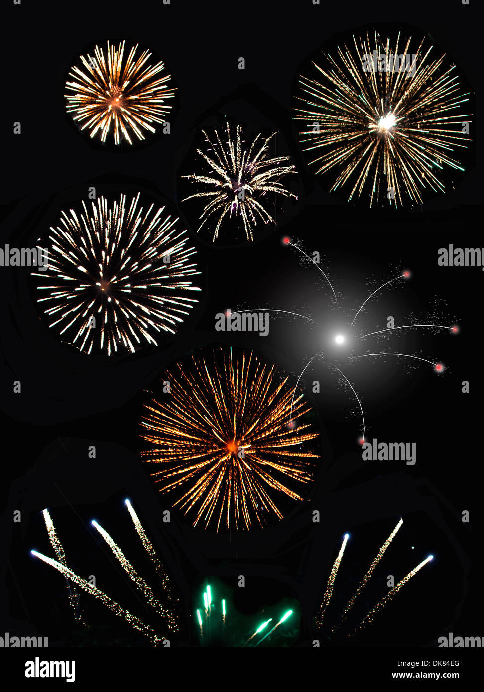 Sample Firework Display New years eve display hi-res stock photography and images - Alamy