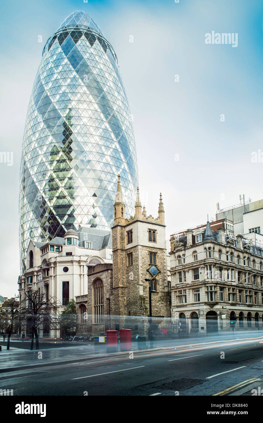 Contemporary Buildings in city of London Stock Photo