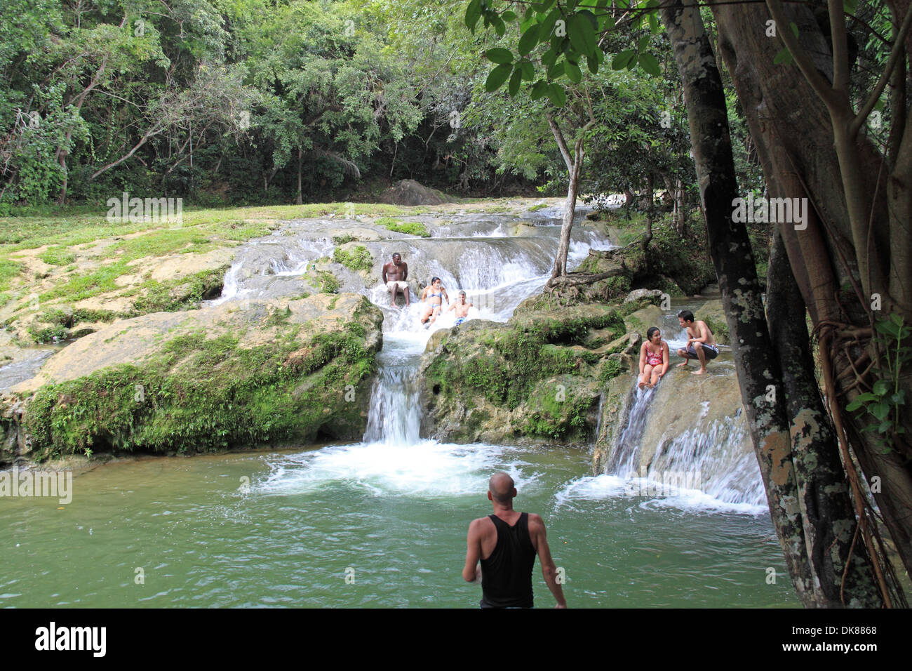 Baños de San Juan, Las Terrazas, Artemisa province, Cuba, Caribbean Sea, Central America Stock Photo