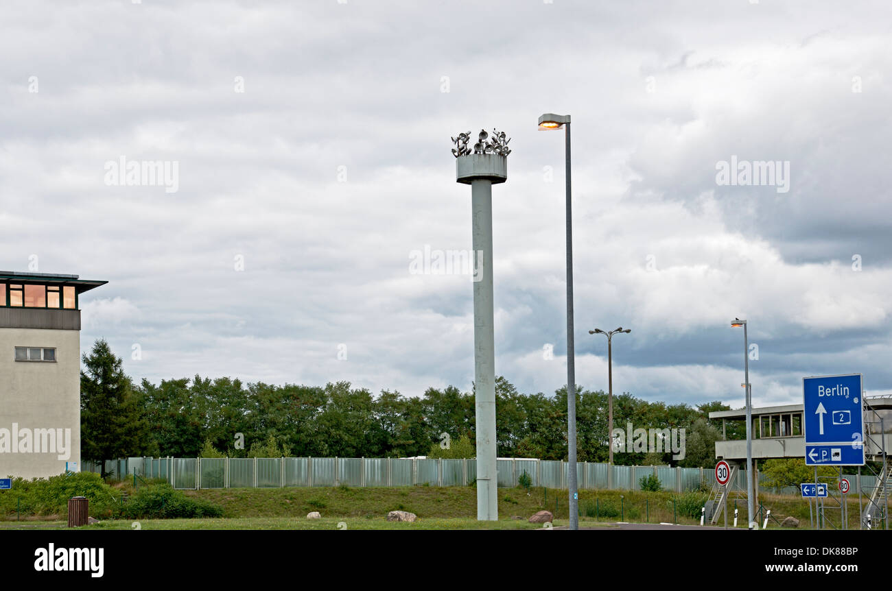 Former Border crossing point federal Republic Germany - DDR Marienborn Stock Photo