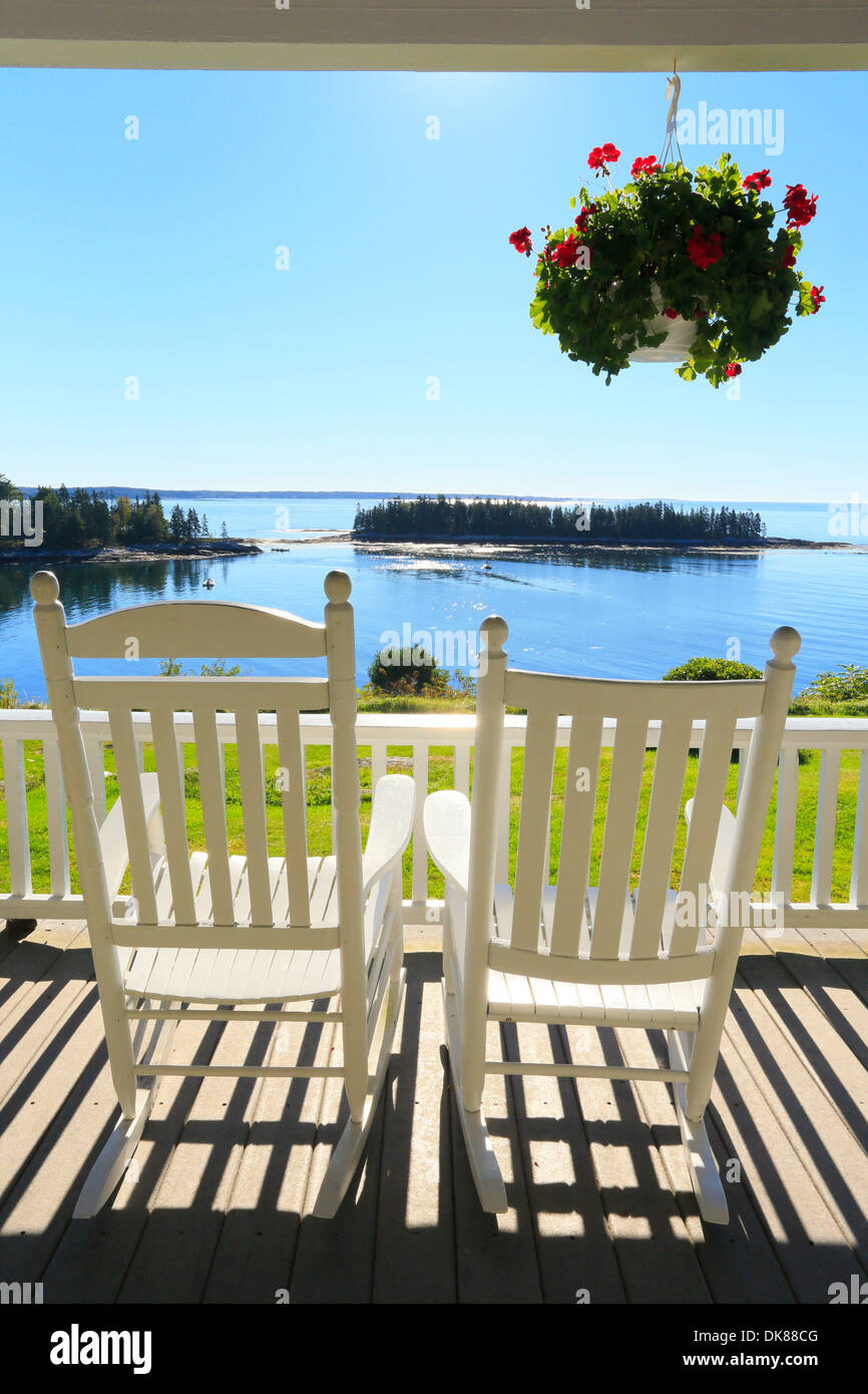 Grey Havens Inn, Maine, USA Stock Photo Alamy